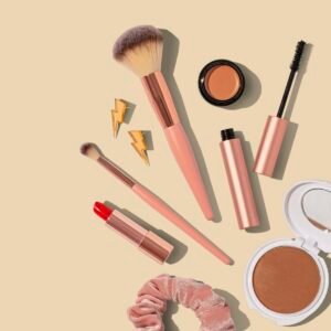 Soft natural beauty product styling