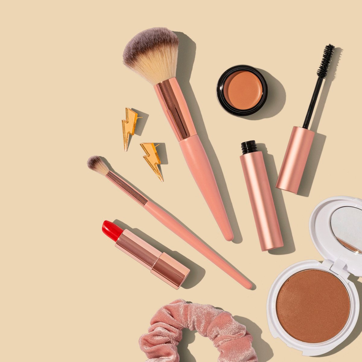 Soft natural beauty product styling